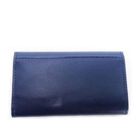 Paul Smith キーケース 本革 マルチライン ブルー D20030 ポールスミス PAUL SMITH キーケース 三つ折り レザー 革 4連