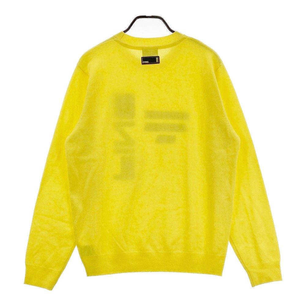 サイズ：L PING ピン カシミヤ 長袖ニットセーター イエロー系