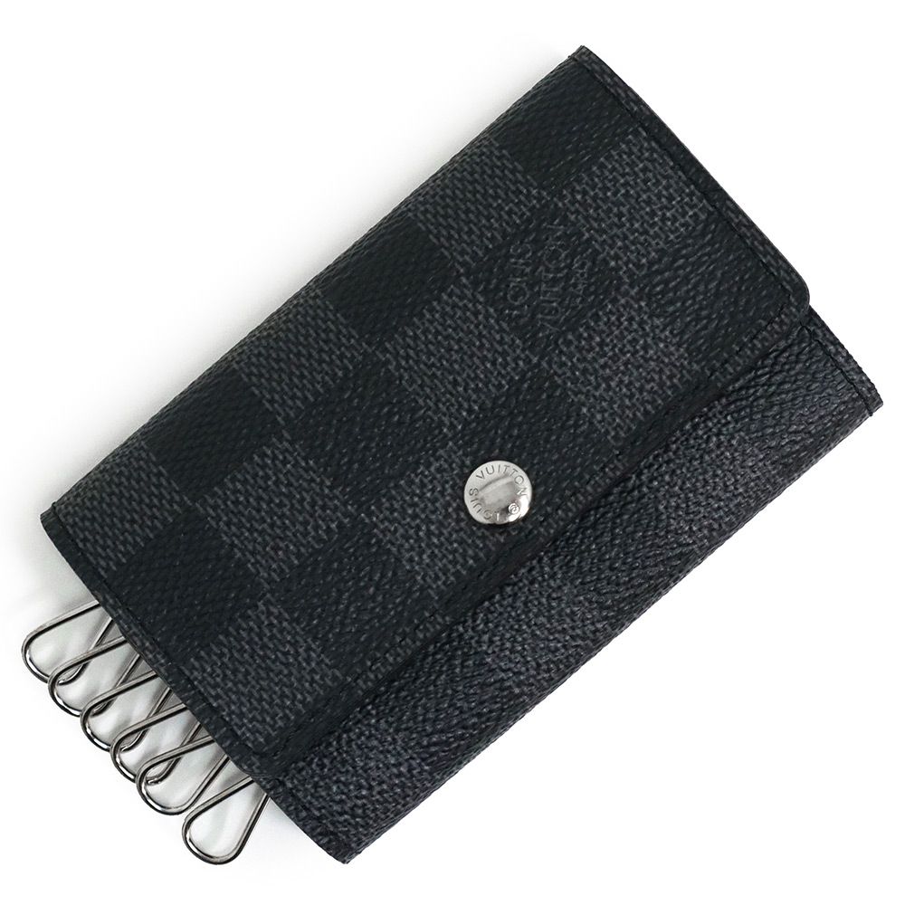 ルイ ヴィトン ミュルティクレ 6 キーケース ダミエグラフィット ブラック 黒 シルバー金具 N62662 箱付 LOUIS VUITTON（未使用保管品）