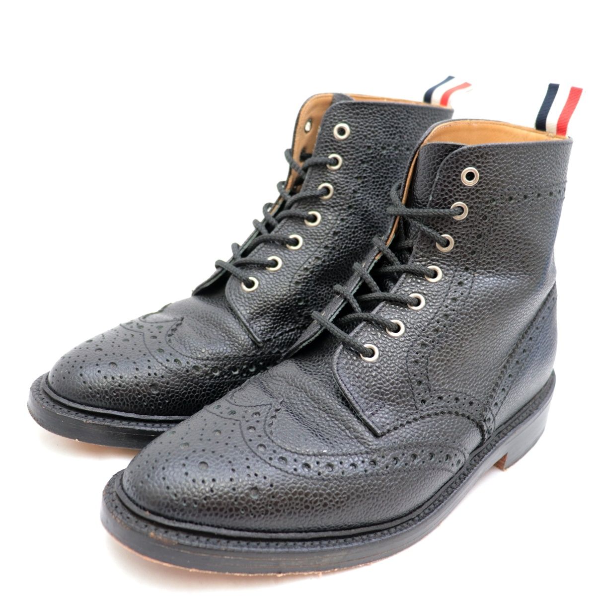 トムブラウン THOM BROWNE SUEDE BROGUE ブーツ ワークブーツ - ブーツ