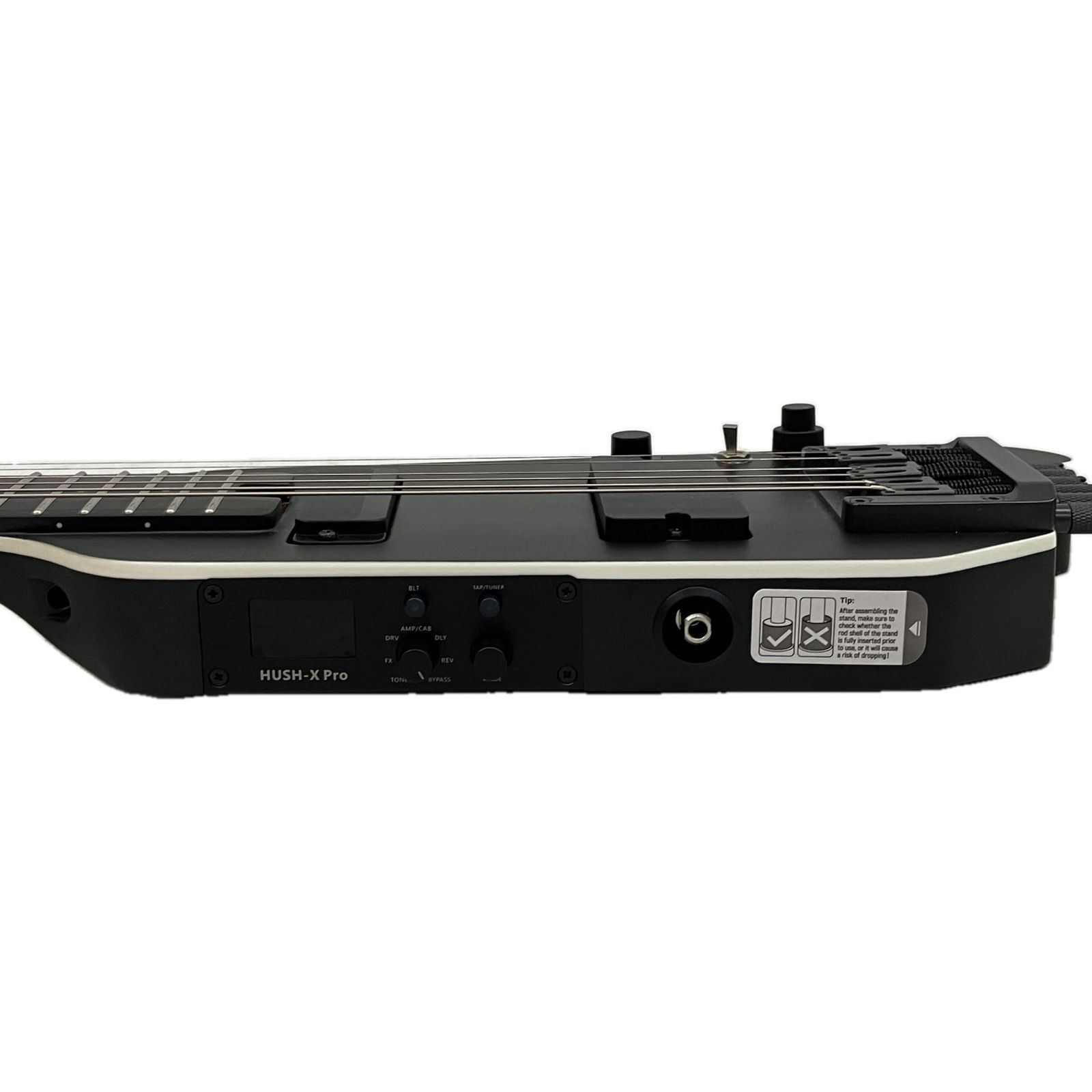 【美品】Donner HUSH-X エレキギター ヘッドレス トラベルギター HUSH-X ヘッドレス 携帯型 トラベルエレキギター Donner