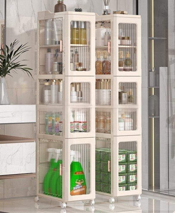 隙間収納棚スリット収納棚トイレ引き出し式防水スリットロッカー浴室収納棚