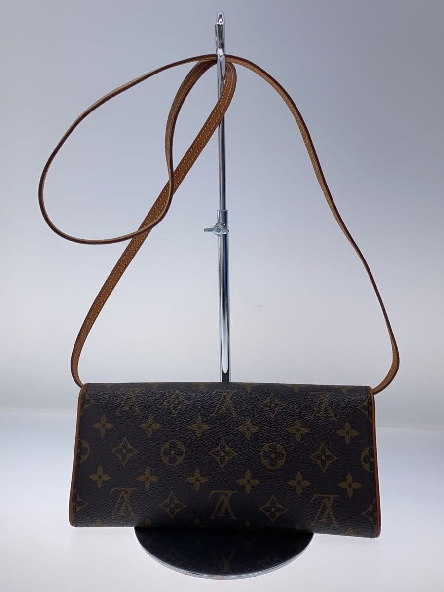 LOUIS VUITTON ポシェット・ツインGM_モノグラム・キャンバス_BRW PVC ブラウン - メルカリ