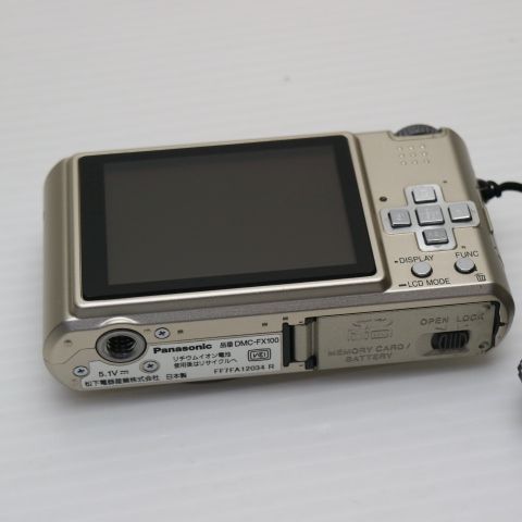 【美品】Panasonic LUMIX DMC-FX100 ミラージュゴールド 超美品 DMC-FX100 ミラージュゴールド 即日発送 Panasonic LUMIX