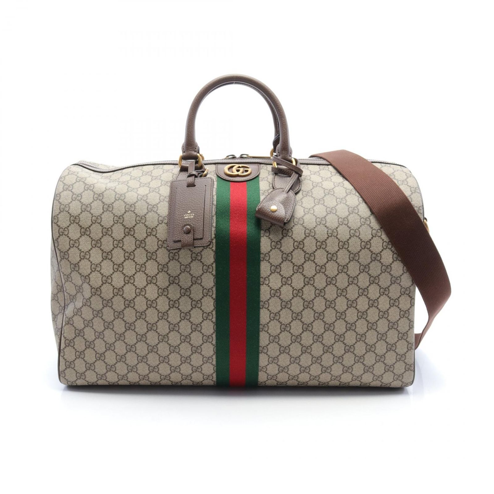 グッチ GUCCI ボストンバッグ GGスプリーム シェリーライン