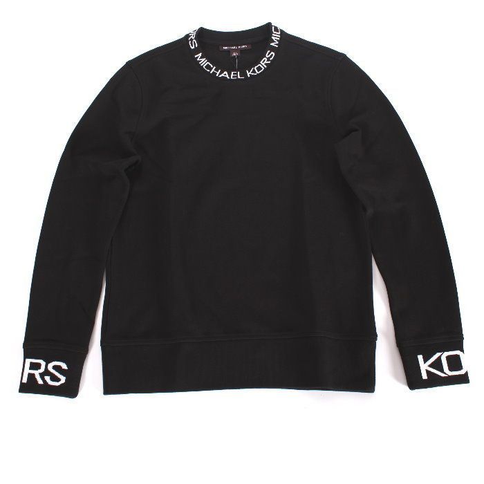 マイケルコース KORS テープ トリム ロングスリーブ Tシャツ MICHAEL KORS KORS マイケルコース KORS テープ トリム ロング