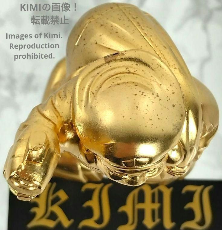 大黒天 Daikokuten Mahakala 9.8cm 3.8inch 仏像 合金製 /24金