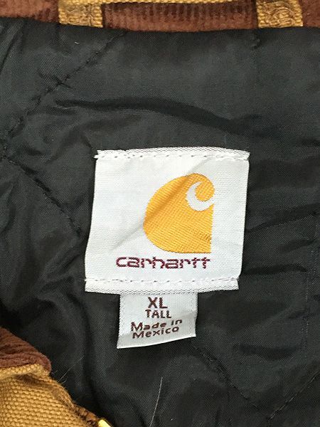 Deadstock」 古着 Carhartt ブラウン ダック パデット
