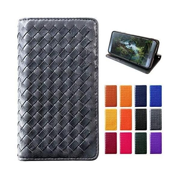 GALAXY A41 SC-41A SCV48 ケース 大人の雰囲気漂う 編み込み 手帳型 手帳 カバー (グレー GALAXY A41) Galaxy A41 ケース 耐衝撃の通販 激安セールGalaxy 本革