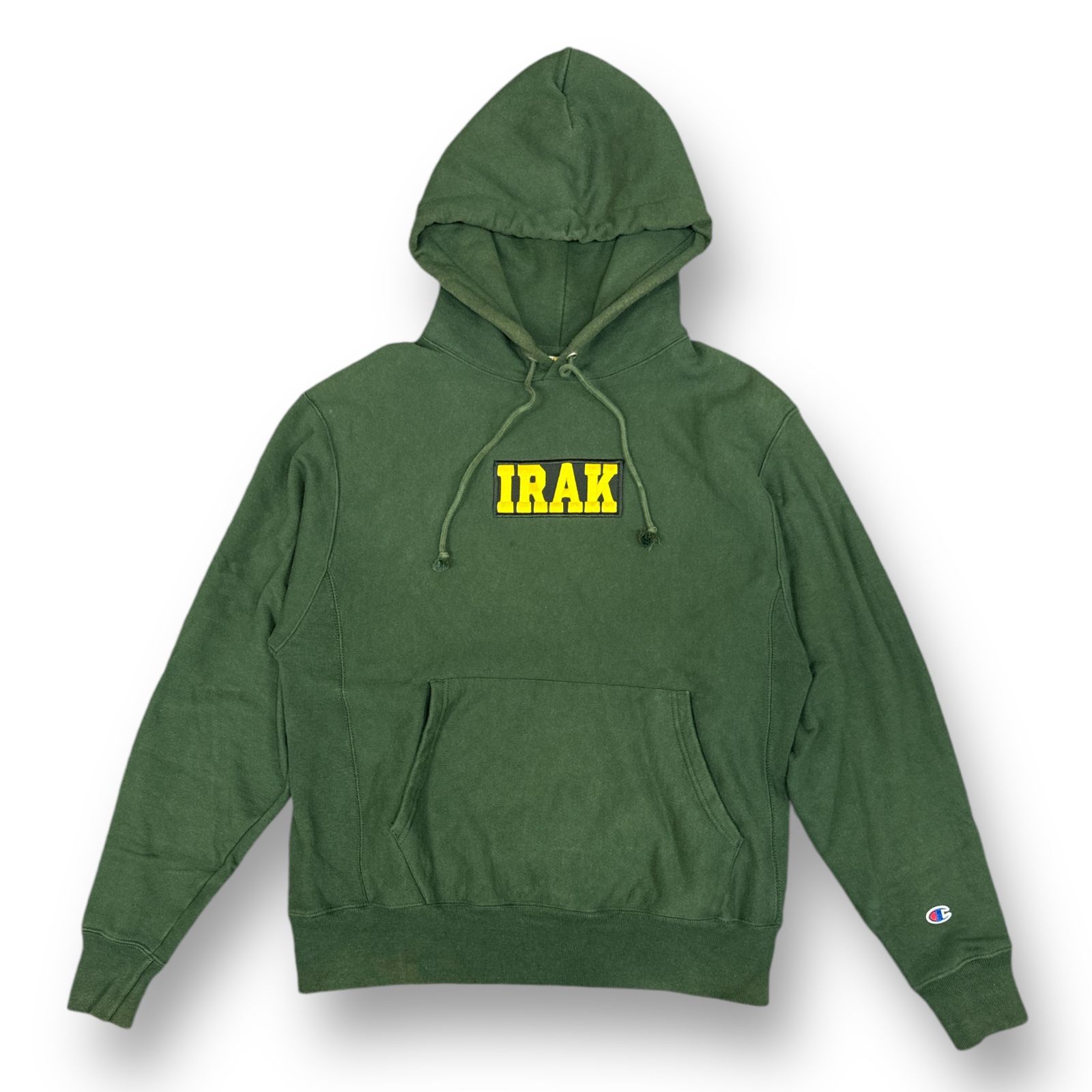 IRAK NYC BOX LOGO HOODIE ボックスロゴ スウェット パーカー フーディー アイラック グリーン Ｍ 70267A3 - メルカリ