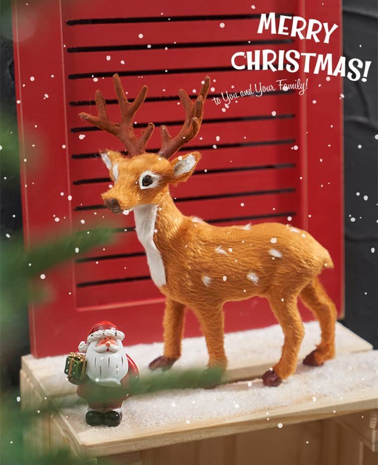 Ansimple トナカイ置物 4点セット クリスマス装飾品 Xmas ホリデー 屋内 卓上 装飾 飾り オーナメント デコレーション おしゃれ  鹿フィギュア おもちゃ 置き物 オブジェ ボニータJAPAN メルカリ