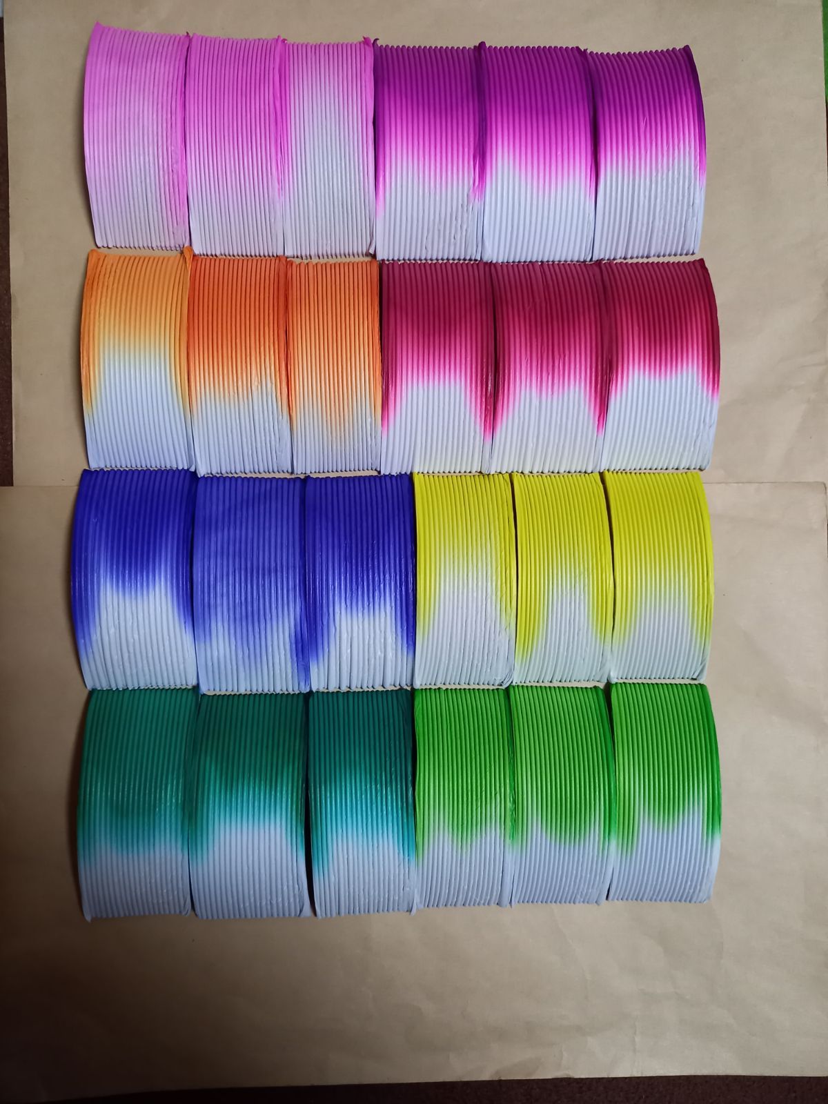 蓮の花の紙 8色 24個 蓮の紙 韓紙 ハスの