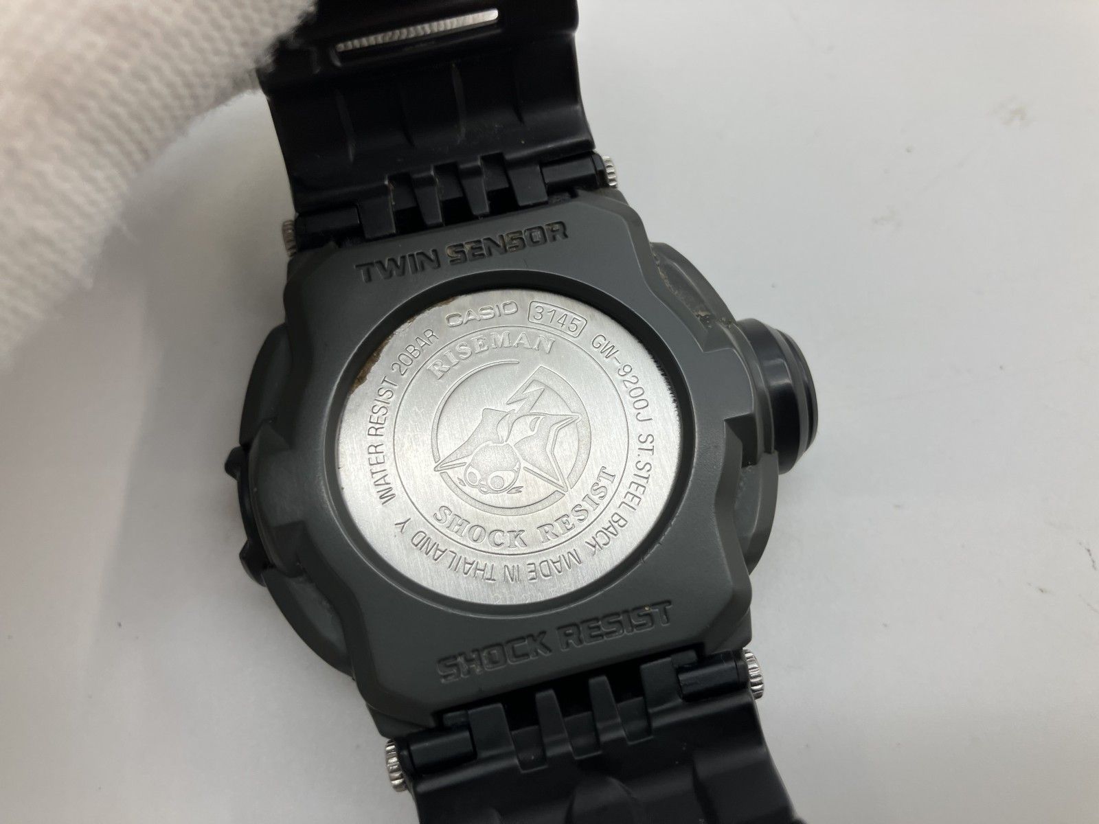 カシオ Gショック GW-9200J 電波ソーラー腕時計 黒 ケース幅50mm