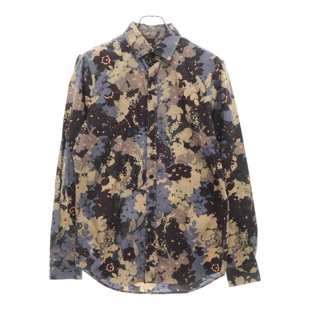 Armani Exchange (アルマーニ エクスチェンジ) 14AW 花柄 コットン 長袖シャツ マルチカラー
