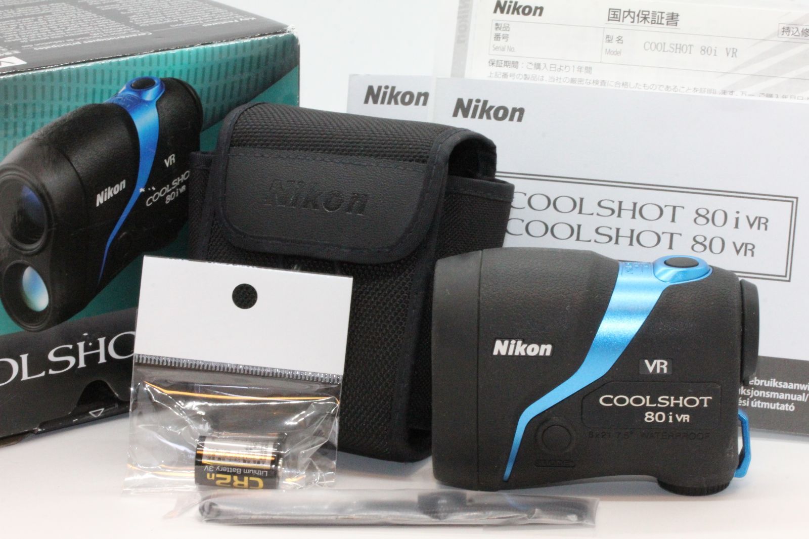 Nikon ゴルフ用レーザー距離計 COOLSHOT 80i VR LCS80IVR 電池おまけ
