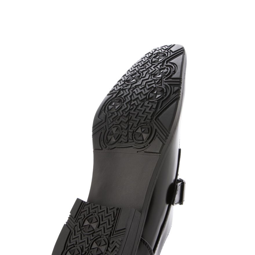 新品【24106_BLACK】メンズ ビジネスシューズ モンクストラップ