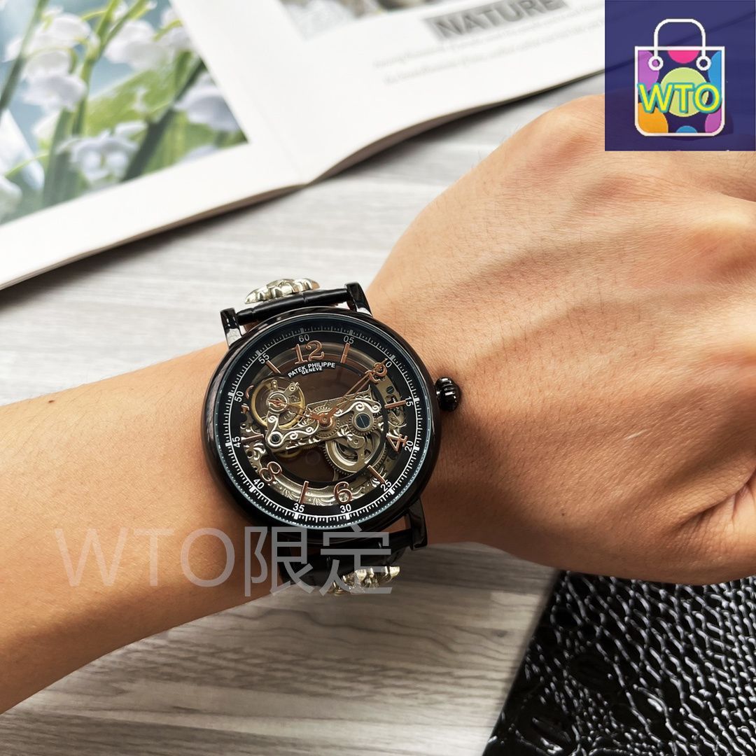 Patek Philippe steel watches　高級時計 今日特価】Patek Philippe Skeleton Design 複雑時計 奢?大気