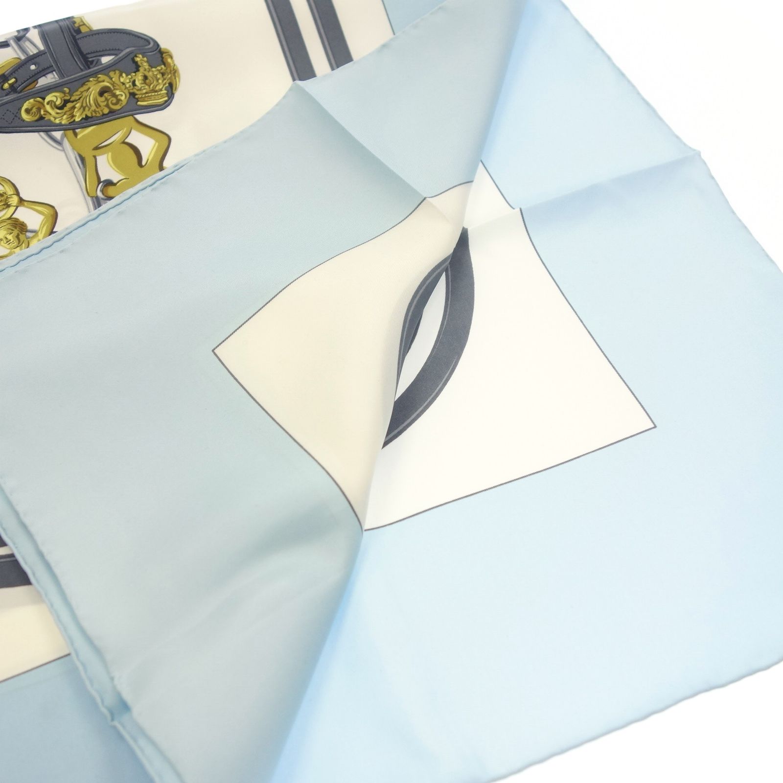 エルメス　HERMES スカーフ　カレ90 式典用馬勒 HERMES エルメス カレ90 スカーフ 式典用馬勒