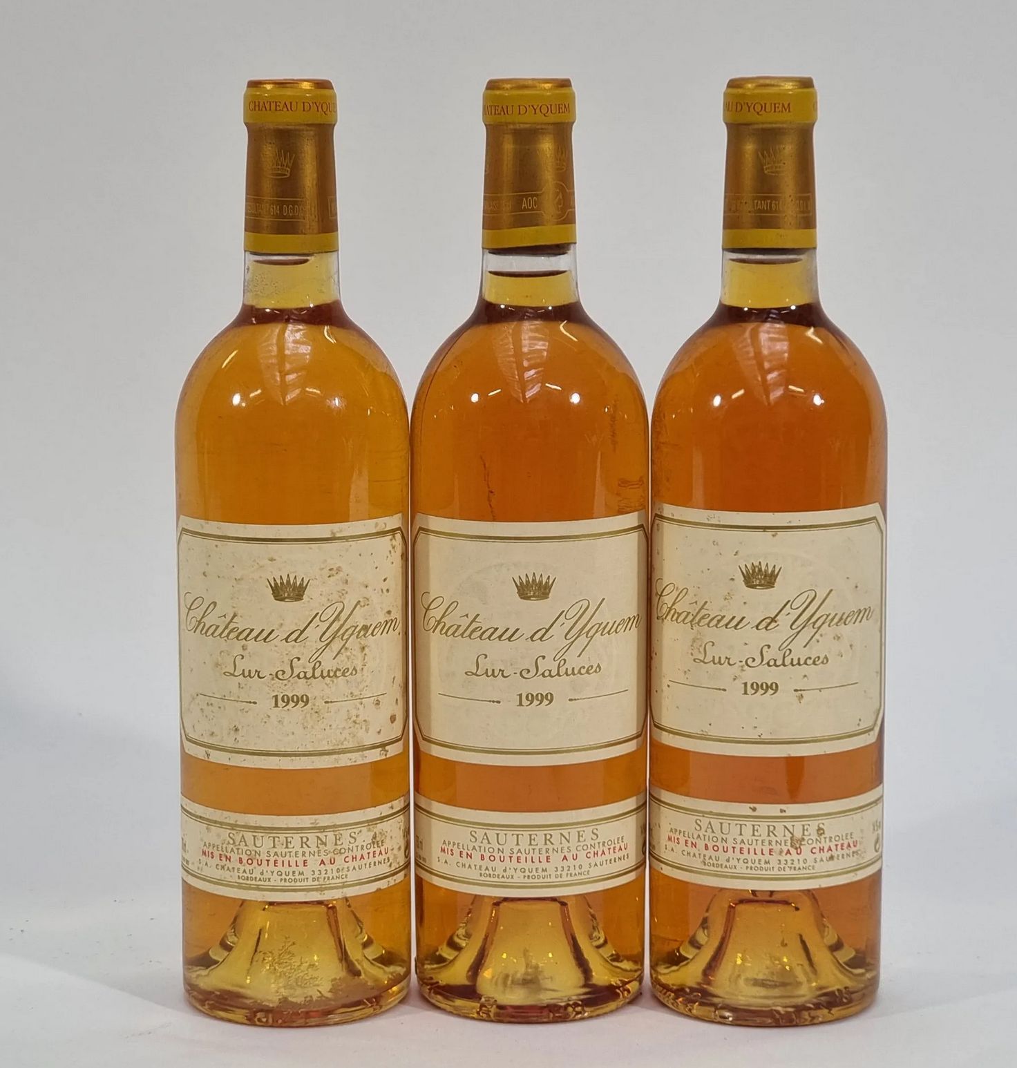 【セラー保管品】1999 シャトー ディケム ハーフボトル 14％ 375ml　 5W-30-3-78990-4-N シャトー ディケム 1999 プルミエ クリュ シュペリュール