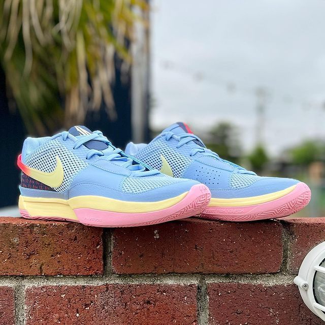 NIKE JA 1 DAY ONE ナイキ ジャ 1 ジャ モラント 【MEN'S】 cobalt bliss/citron tint-hot  punch DR8786-400 - メルカリ