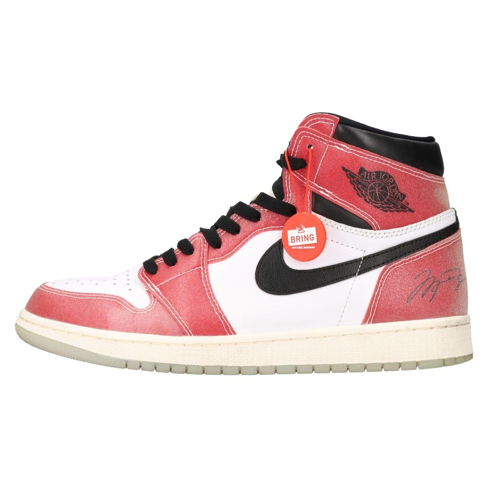 NIKE (ナイキ) ×The Trophy Room AIR JORDAN 1 RETRO HIGH OG SP Chicago  DA2728-100 トロフィールーム エアジョーダン1 シカゴ ハイカットスニーカー US10/28cm - メルカリ