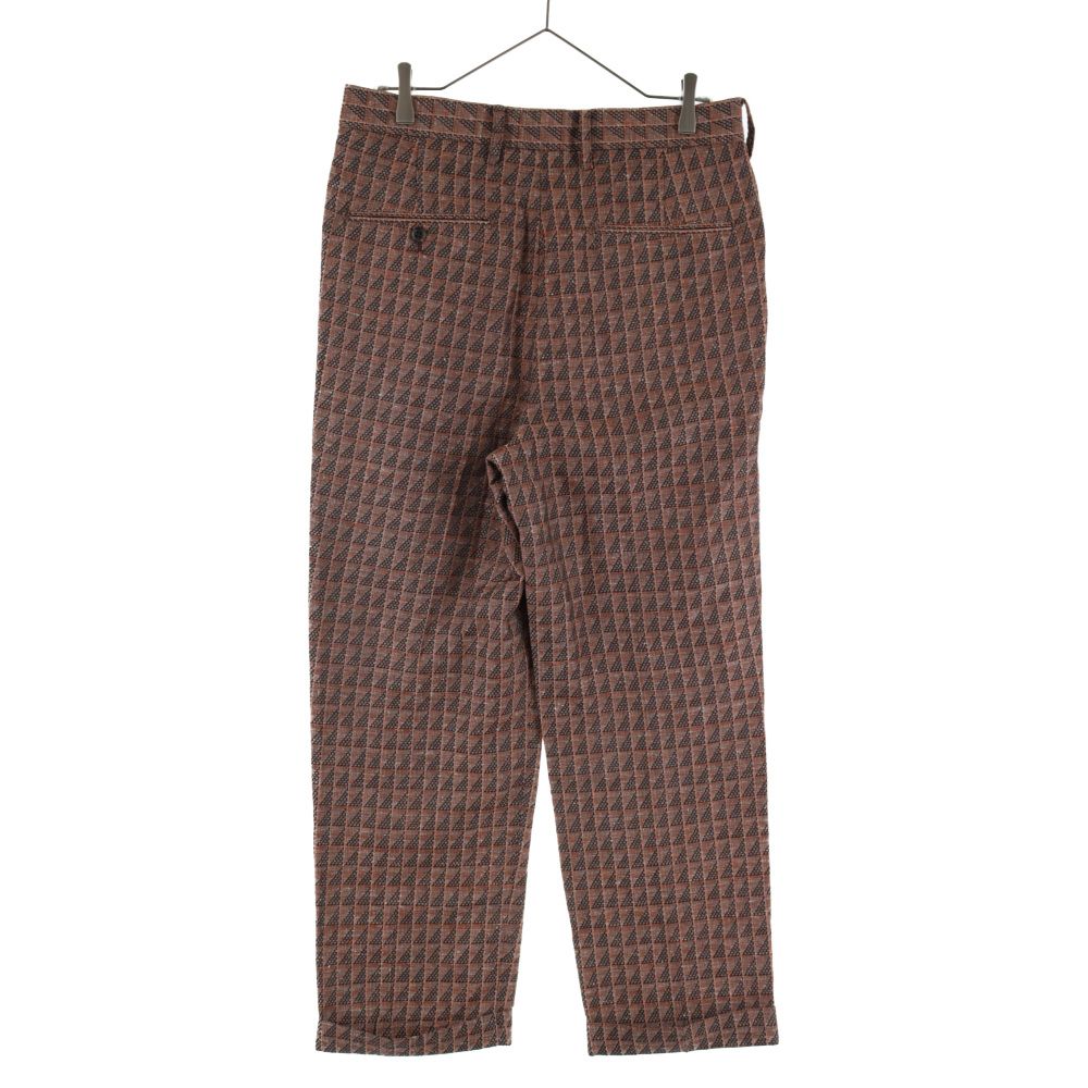 Needles (ニードルス) tucked Trouser-C/PE Geometric Jq タック