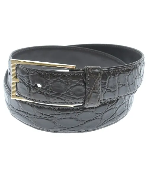 【日曜までお値下げ】TOM FORD クロコダイル風 ブラックベルト サイズ90 日曜までお値下げ】TOM FORD クロコダイル風 ブラックベルト