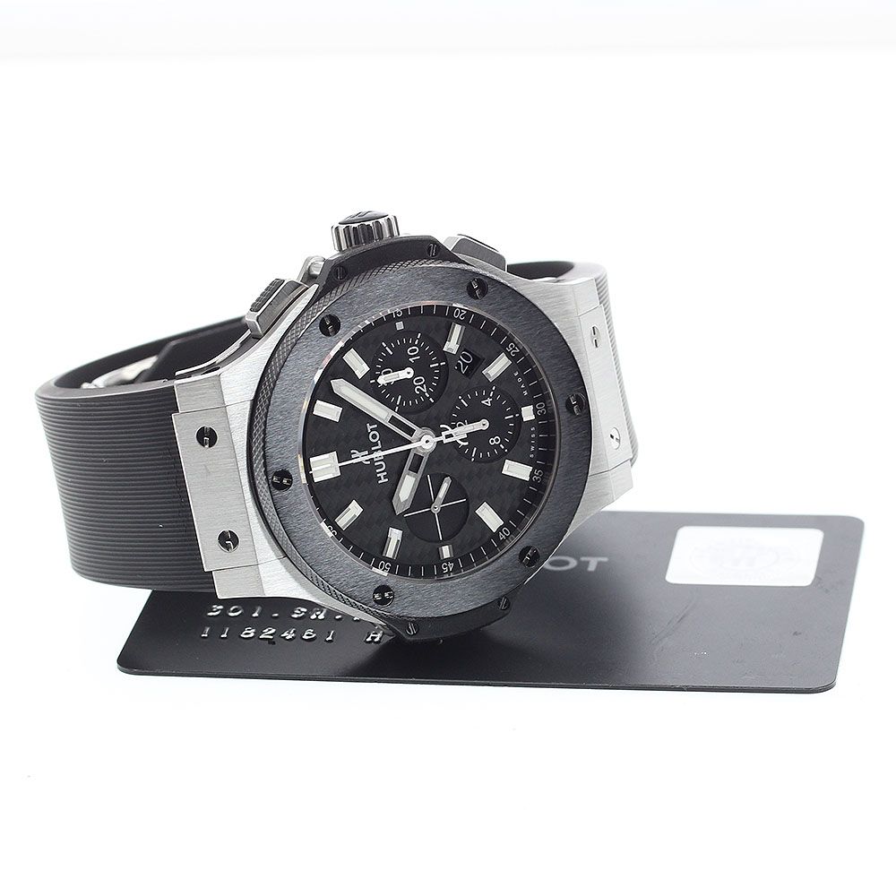 ウブロ HUBLOT 301.SM.1770.RX ビッグバン エボリューション デイト クロノグラフ 自動巻き メンズ良品保証書付き_911711