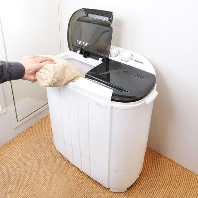 サンコー 小型 小型二槽式洗濯機 別洗いしま専科 3