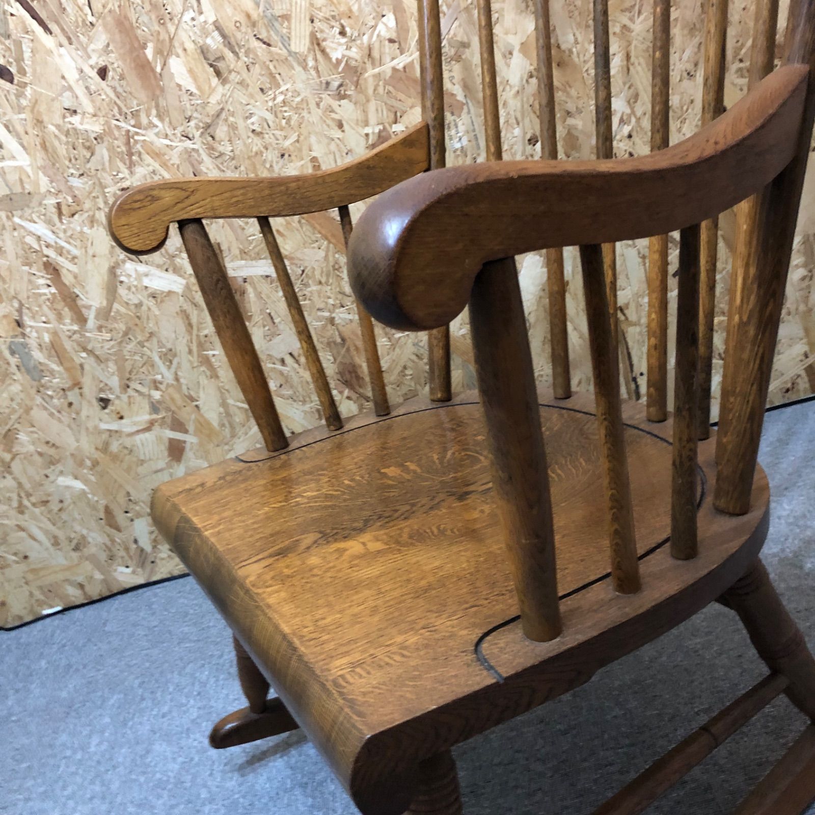 ロッキングチェア 飛騨産業 キツツキマーク HIDA ヴィンテージ 椅子