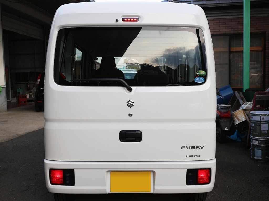 Tint+カット済み エブリイ バン DA17V テールランプ スモークフィルム(Type4：ハイマウントストップランプ用との3点セット)