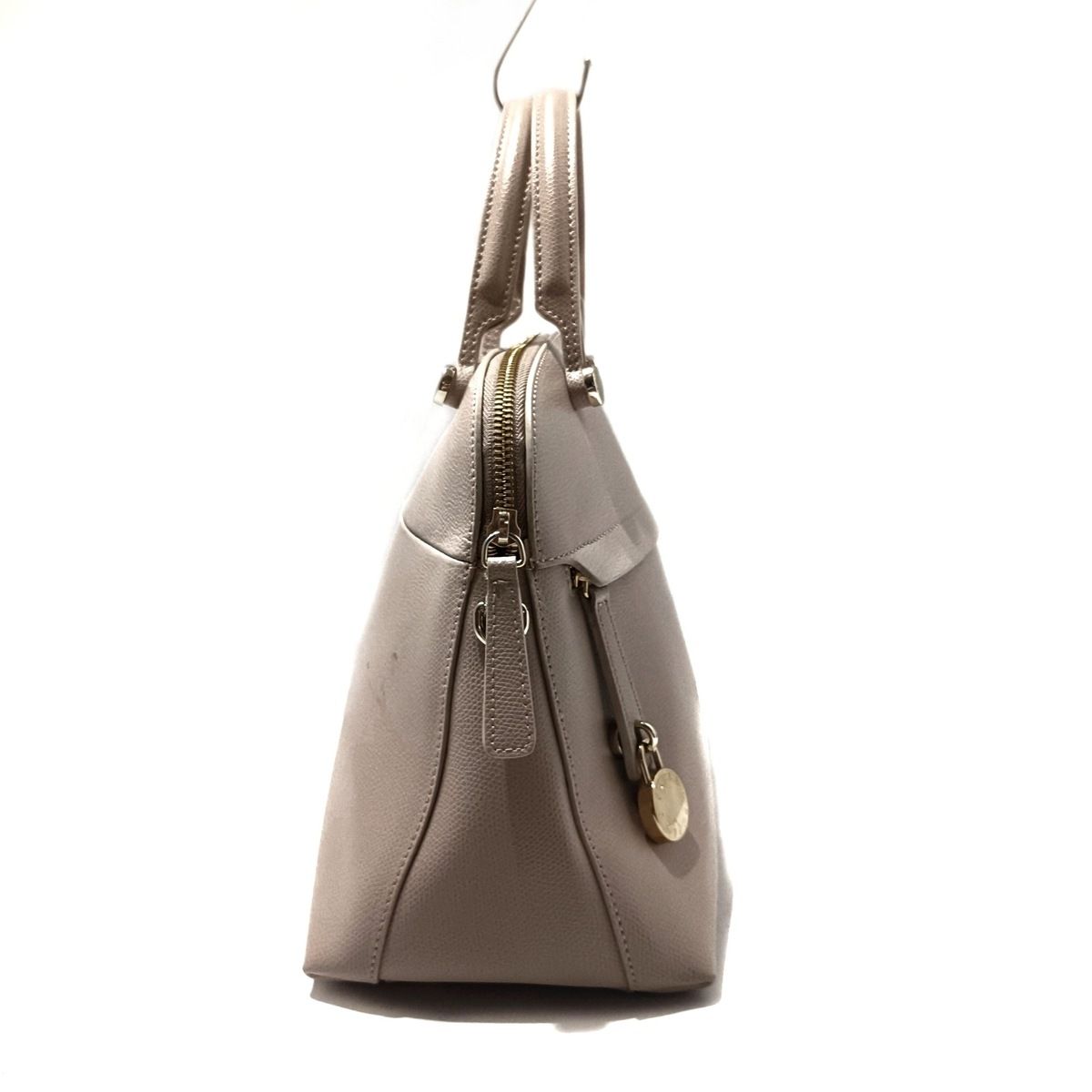 美品　FURLA フルラ　パイパー　M ハンドバッグ　レザー　ピンクベージュ FURLA - FURLA フルラ パイパー Mサイズ 新品 サッビア