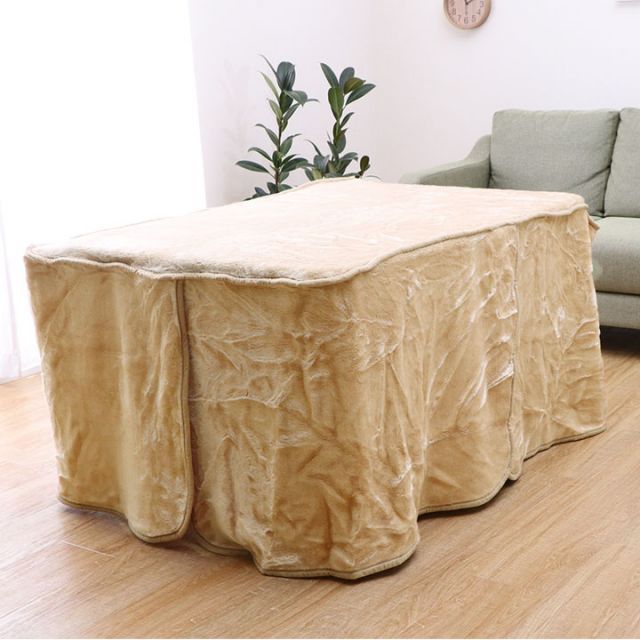 ハイタイプ 高脚 用 こたつ中掛け毛布 洗える ハイタイプ中掛 BOX 約90×135×65cm ボックスタイプ