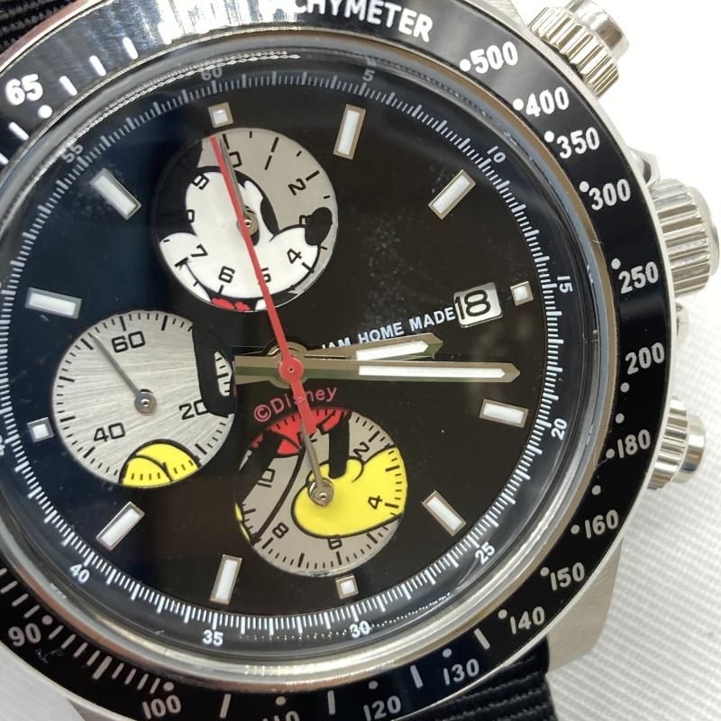 JAM MADE&ready made×ミッキー メンズクロノグラフ JAM MADE&ready made×ミッキー メンズクロノグラフ クロノグラフに隠れ