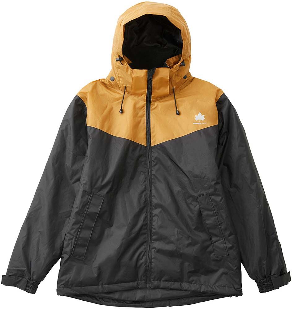 ロゴスバイリプナー LOGOS by LIPNER アウトドア 防水防寒スーツ メンズ サンド L カッパ 雨具 通勤 通学 自転車 レインスーツ キャンプ 上下セット 防寒着 寒さ対策 レインウェア 防水 防寒 合羽 31201602 -