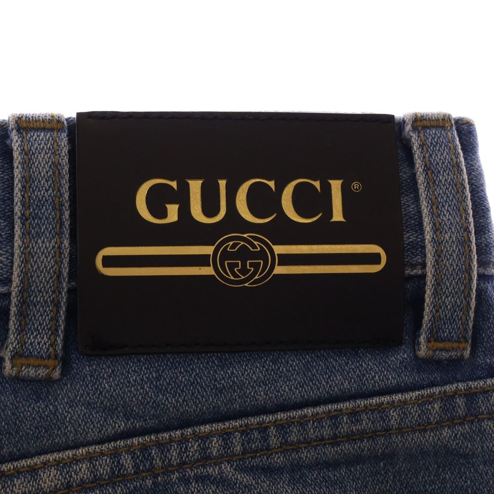 GUCCI (グッチ) Organic Denim Pant With Cauliflower オーガニック 