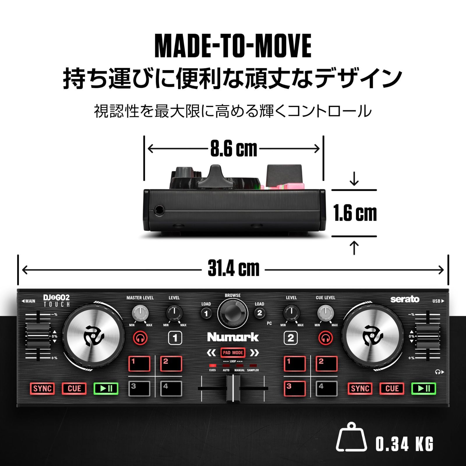 Dj コントローラ ニュマーク numark numark partymix ニュマーク DJ