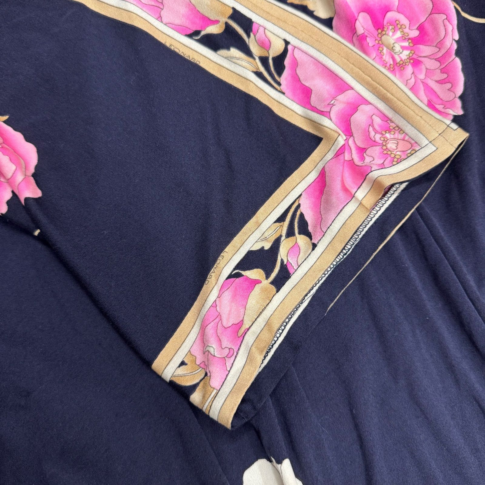  DA 1522 LEONARD レオナール ワンピース レディース 長袖 シャツ ブラウス