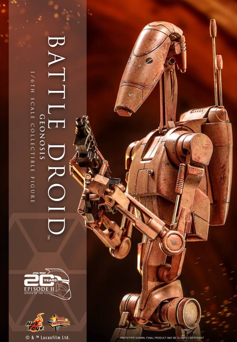 ☆新品未開封☆HOTTOYS ホットトイズ１／６ MMS649 スター・ウォーズ クローンの攻撃 バトル・ドロイド battle droid  フィギュア - メルカリ