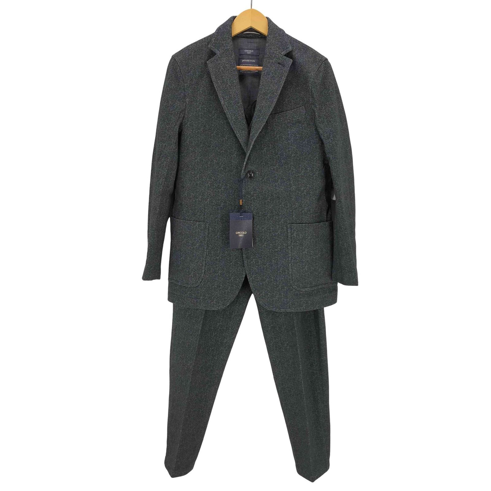 CIRCOLO 1901 チルコロ1901 ヘリンボーンストレッチセットアップ チルコロ 1901 / CIRCOLO 1901 / ジャケット / セットアップ対応