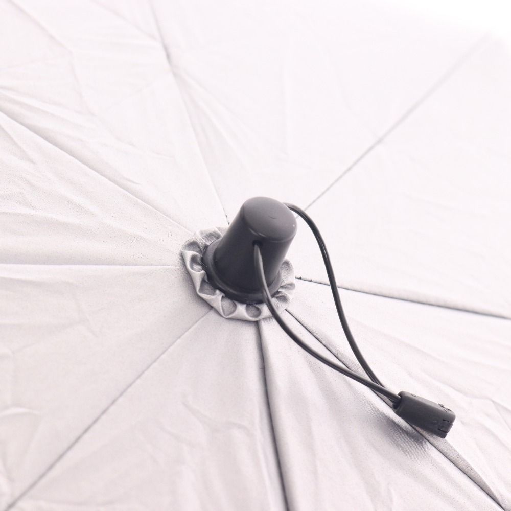 未使用品　モンベル　サンブロックアンブレラ　55　ライトグレー モンベル日傘】晴雨兼用なのにたった200g！大人気の「サン