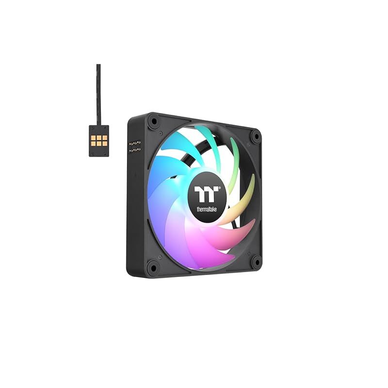 Thermaltake CT120 EX ARGB 120mm FAN PCケースファン 3ファンパック ブラック CL-F181-PL12SW-A FN2293