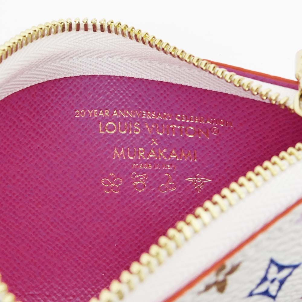 名東】ルイヴィトン LV×TM フォンホルダー M14099 ホワイト マルチ