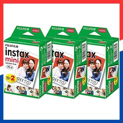 instax チェキフィルム mini 2パック品 JP2 20枚入り ×3個セット 60枚入 富士フィルム マルチ