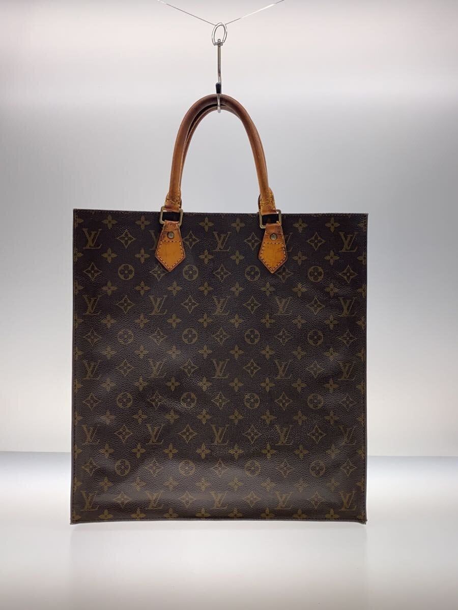 LOUIS VUITTON M51140 サック・プラ_モノグラム_BRW PVC ブラウン 総柄 - メルカリ