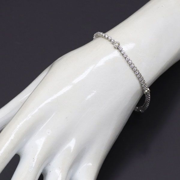 サザンクロス Pt900 ダイヤモンド ブレスレット 2.00ct テニス