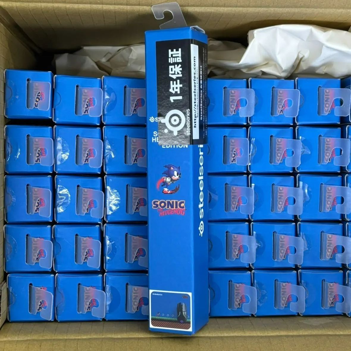 新品未開封品】SteelSeries QcK Mini Sonic the Hedgehog Edition