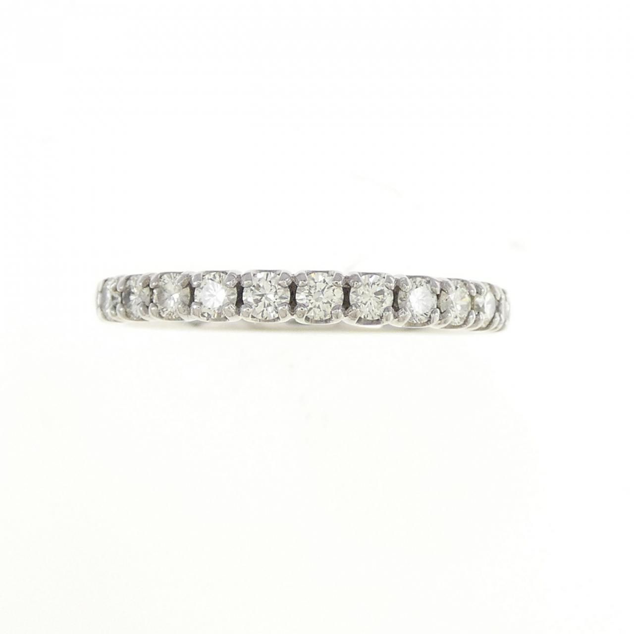 未使用品 pt950 ダイヤモンド0.30ct ハーフエタニティリング MIKIMOTO ミキモト ダイヤ リング ハーフエタニティ 現行モデル