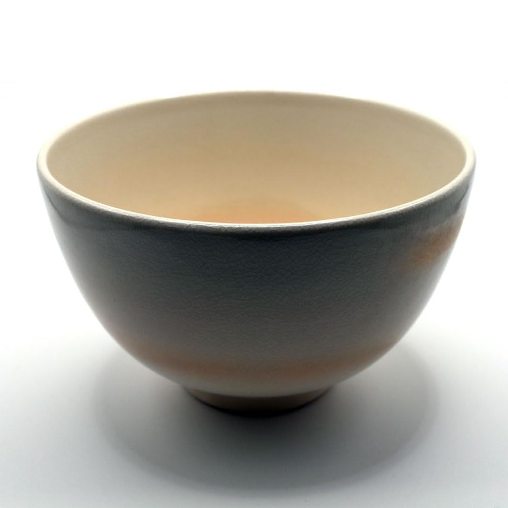 赤絵 窓絵『山水風景人物物語文』茶碗 抹茶碗/ 茶事 茶道具