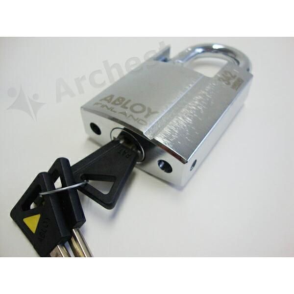 南京錠 PL342N PADLOCK クロームメッキ ABLOY アブロイ 施設 現場 セキュリティ 防犯 カギ 鍵